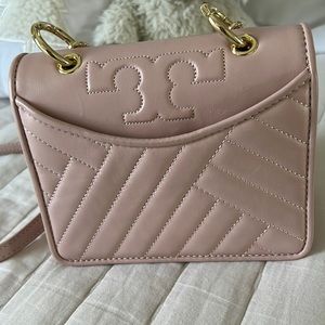 Baby pink mini Tory Burch bag
